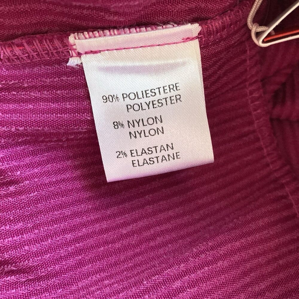 Womens Wide Leg Corduroy Trousers 27x30 Chino Pants Pink Fuchsia Vibrant Artsy - Picture 10 of 11
